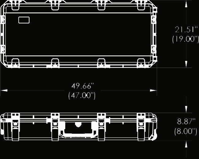 Helio SApphire Pro Case Dims