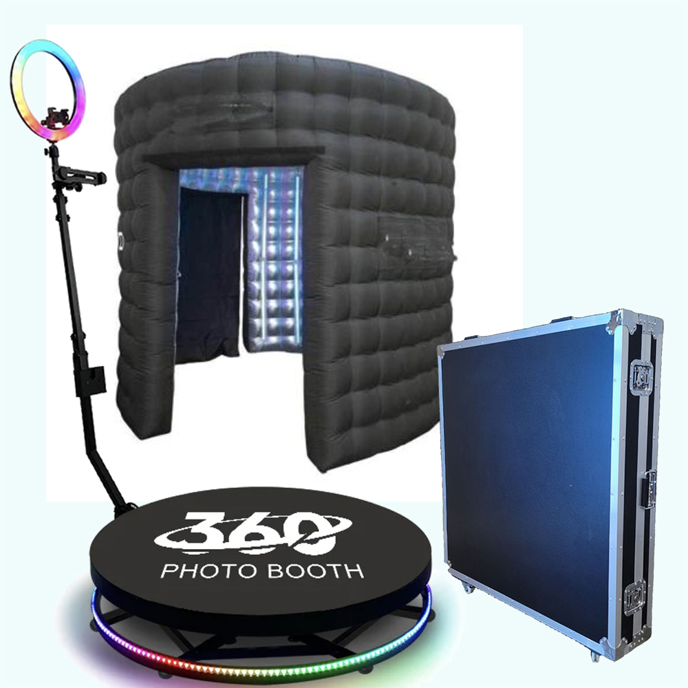 360 Photo Booth Machine With Optional Photo Booth Enclosure